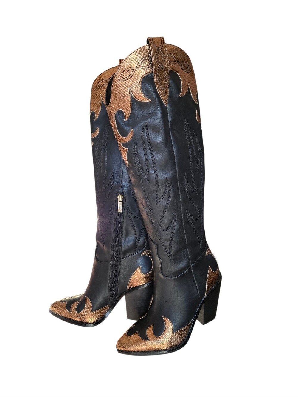 Jessica Simpson Rhetta Knee High Cowboy Boots